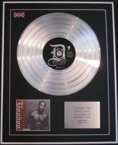 D 'Angelo &ndash; Ltd Edtn CD Platinum disc- Voodoo