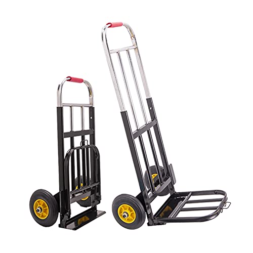Carretilla plegable con ruedas sólidas y capacidad 125 kg miniatura 1