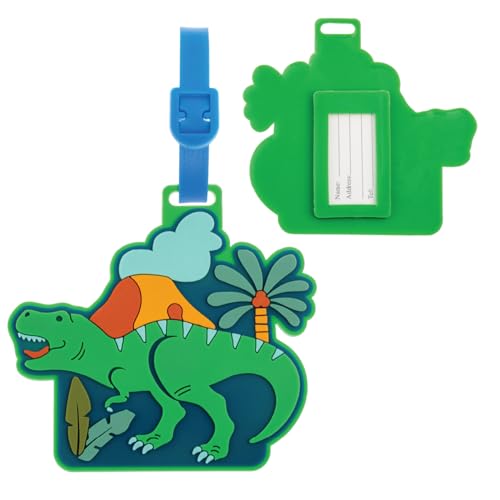 Tag, Cute Suitcase Tag With Name Id Card, Dino