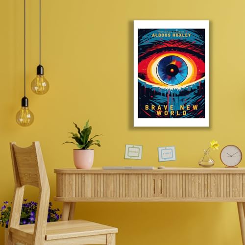 Brave New World Spiffing Prints affiche livre classique format moyen - 2