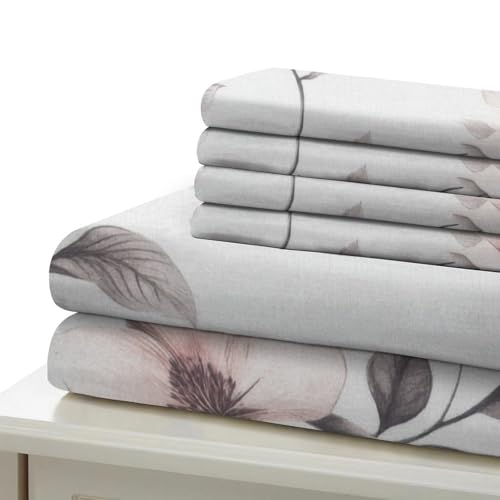 Housse de couette fleurs 3D microfibre parure de lit 135x200cm