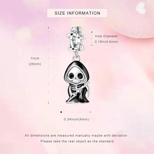 925 Sterling Silver Bead Charm for Pandora Bracelets and Necklaces,Pendant Bead Charms Jewelry Present for Women Family Friends4