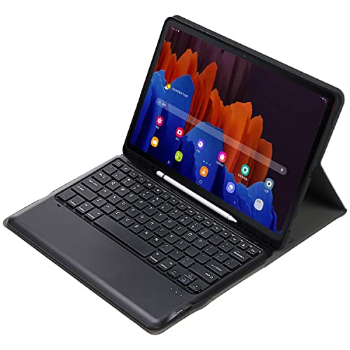 ZOMUN Capa de teclado para Samsung Galaxy Tab S7 Plus 12,4 polegadas [SM-T970/SM-976B], teclado Blue