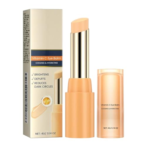 Bálsamo Para Ojos Con Vitamina C, Crema Hidratante Iluminadora, Elimina Bolsas, Aclara Ojeras, Suaviza Líneas De Expresión Ojos (1pcs)