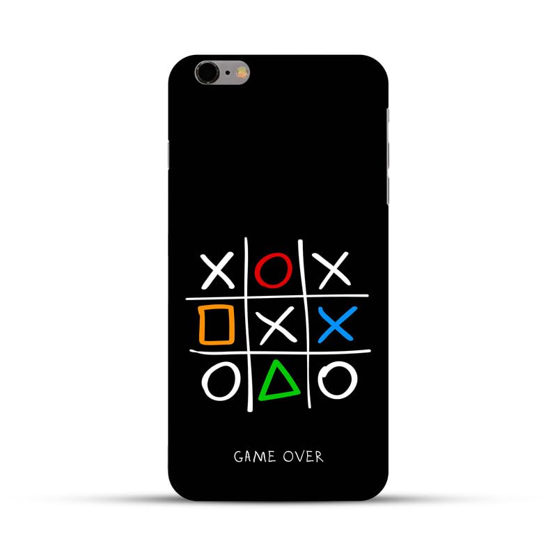 creatology Back Cover for APPLE IPHONE 6PLUS Gaming Tic-tac-toe Design Black Hard Case Protection for your smartphone APPLE IPHONE 6S PLUS