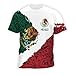 FAYBA Boys Aztec Mexican Shirts Boys Short Sleeves Mexico Shirt Mexico Jersey for Children's Tops
