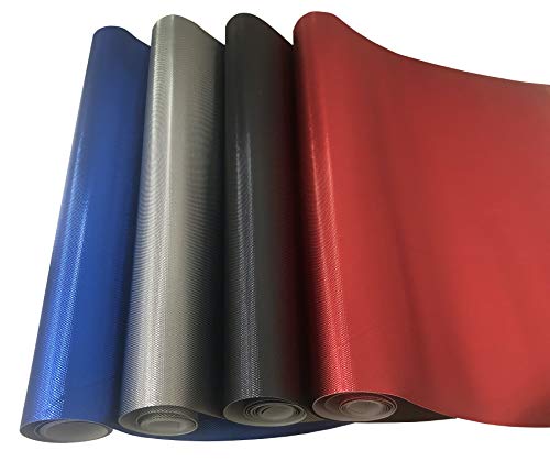 RHP Alfombrilla decorativa para cajones, alfombrilla multiusos, antideslizante, antibacteriana, multiusos, 45 x 150 cm, color negro