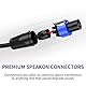 GCTBL 3M 2Pack Speakon auf Speakon Kabel, Professionelles 12 Gauge Audiokabel DJ/PA Lautsprecherkabel mit Twist Lock