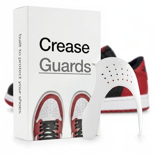 SOL3 Crease Guards | 2 Pairs of Shoe Crease Protectors for Jordan 1-4 Nike Air Force 1 Dunks & Most Sneakers Size Small: Mens 6-9 / Womens 5-10