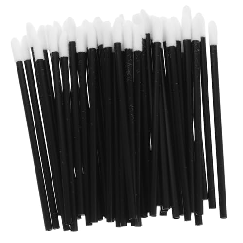 NOLITOY 200個 使い捨てリップブラシ 中空設計で衛生的 携帯便利なミニ メイクアップに リップグロスや口紅均一塗用プラスチック製アプリケ