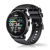CMKJ Smartwatch für Herren Damen mit Telefonfunktion (Anrufe tätigen/entgegennehmen),114 Sportmodi Sportuhr Fitness Uhr für Android ios,Fitnessuhr mit Herzfrequenz Schrittzähler Schlafmonitor