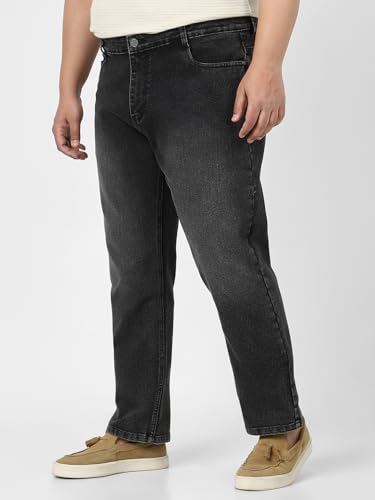 Image of Urbano Plus Men's Straight Fit Mid Rise Jeans