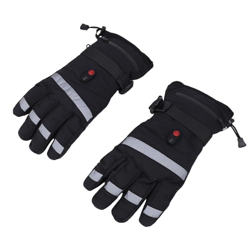 Gants de ski chauffants électriques imperméabilisants et réfléchissants Luocute