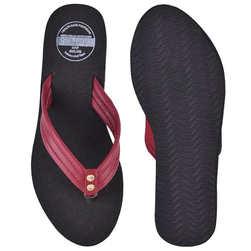 Image of Daughters 2015 Soft comfortable and stylish flip flop slippers for Women in exciting colors |Lightweight | Anti Skid | Daily Use Chappal | Women's Ortho slippers