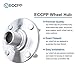 ECCPP New Wheel Bearing Assemblies fits For Ford Focus 00 01 02 03 04 05 06 07 08 09 10 11 4 Lugs w/ABS FWD 518510 x2