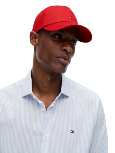 Image of Tommy Hilfiger Men's Cotton Flag Logo Adjustable Baseball Cap