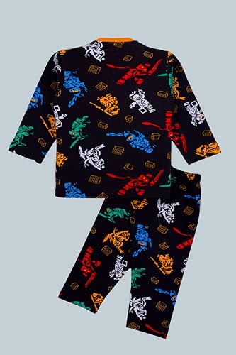 Image of 3BROS BodySuit /Dress for Boys /Girls Full Pajama & Casual Full Sleeves Night Suit Top Combo Kids Set