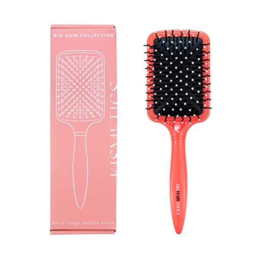Kismetics - Big Hair Tools, Extra Large Paddle Brush, Cushion Hair Brush, Wavy Pins Reduce Knots And Tangles For Curly, Wavy, Long, Thick Hair… #TOP4