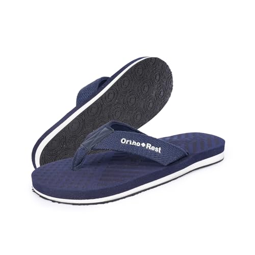 Image of Ortho + Rest mens M10018 navy Slipper