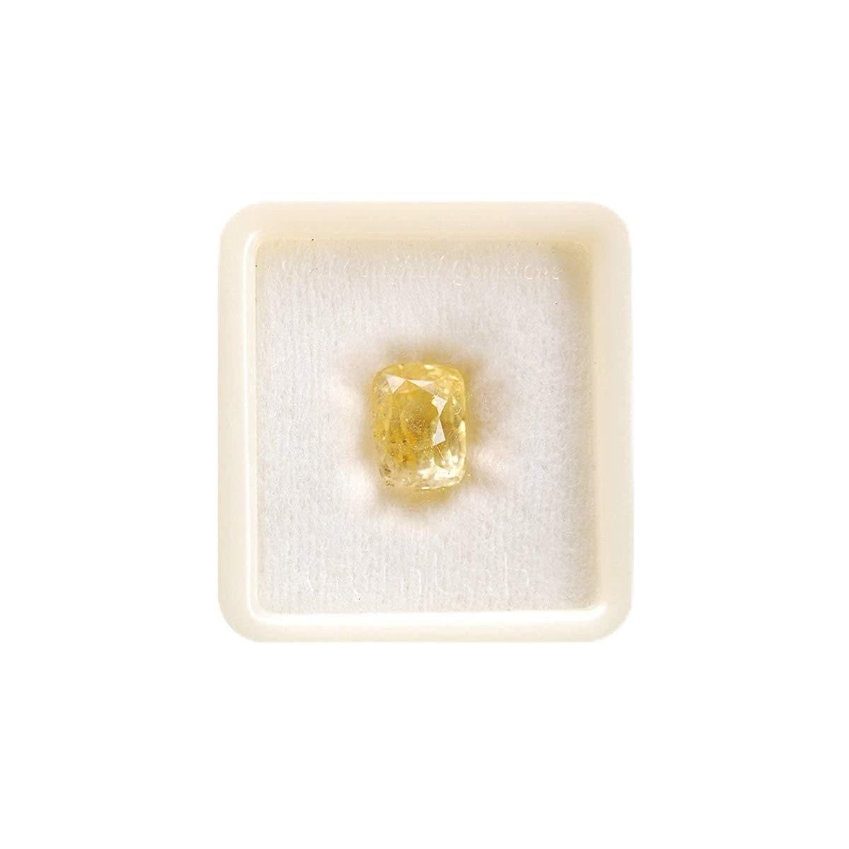 kirti sales 11.25 Ratti - 10.55 Carat Natural Top A1+ Quality Yellow Sanpphire Ceylon Mined Pukhraj Gemstone-picture-31