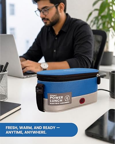 Image of Ecoline Q4, Electric Lunch Box,Capacity 1400ml (LightBlue)