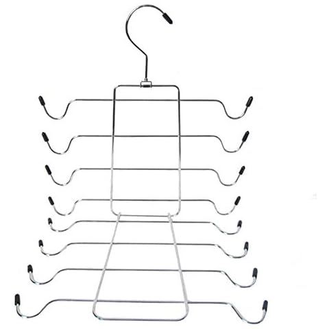 Space-Saving Durable Vest Hanger And Bra Organizer-Foldable Metal Hanger, 16-In-1 Space-Saving Closet Organizer, Used For Vests, Camisoles, Bras, Swimsuits, Belts, Ties (1) Cover