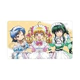 アニメ「ぴちぴちピッチ」 描き下ろし 集合 メイドver. マルチデスクマット