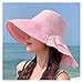 Cappello a bordo largo visor Chapeau de soleil d'été for les filles avec une petite circonférence de la tête de cheval Visière de cheval large -Uen Curstring Beach Beach Bonnet de godet pliable Cappel