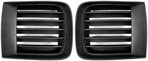 New OE Direct Replacement Lower Front Bumper Fog Light lamp Finishing Grilles RH LH Set Replacement for 1999-2004 Nissan Pathfinder
