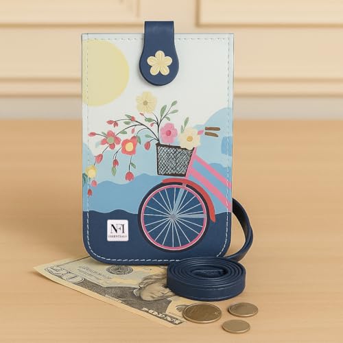Image of NFI essentials Small Crossbody Bag for Womens, Mobile Cell Phone Holder Wallet Bag, Shoulder Sling Bag, Printed Clutch Mobile Sling Bag, Phone Pouch for Girls