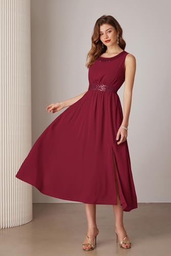 GRACE KARIN Women's Formal Dresses Mother of The Bride Dresses for Wedding Party Cocktail Dress Two Piece Dress Sequin Dress4