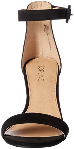 Topline Women's Mabel Pump, Black, 8 M Us #TOP19