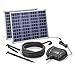 Produktbild Solar Bachlaufset 100W Solarmodul 2500 l/h Förderleistung 2m Förderhöhe inkl. 5m Schlauch 25mm Bachlaufpumpe esotec pro Komplettset 101962