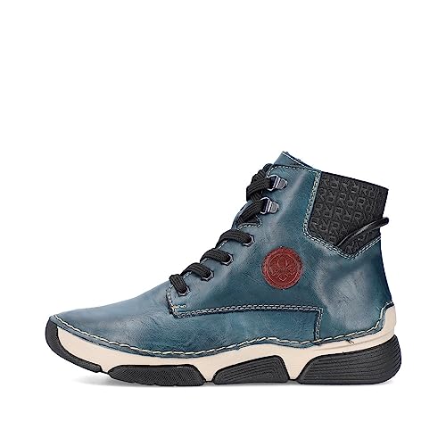 Rieker Damen Stiefel 45943-12 blau Gr. 42 – Ansicht 4