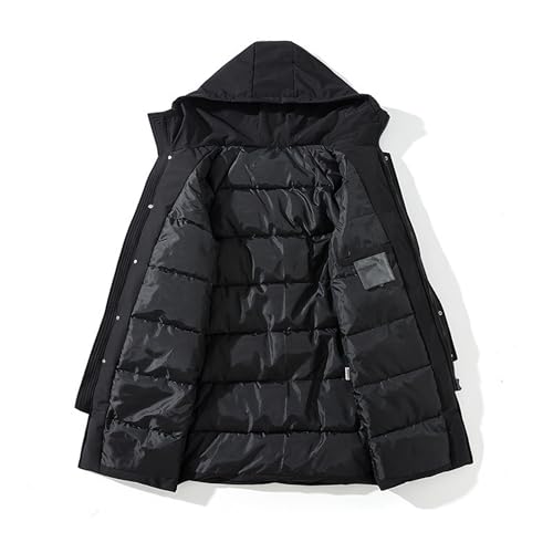 Abrigos de invierno para hombre chaqueta larga de alta protección 7