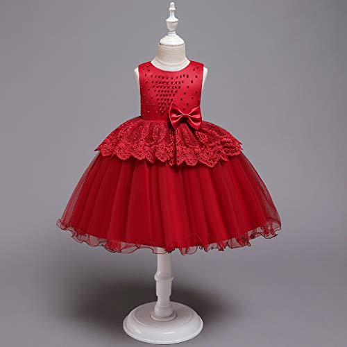Vestidos para bebês crianças vestido de festa meninas babados tule renda patchwork princesa criança