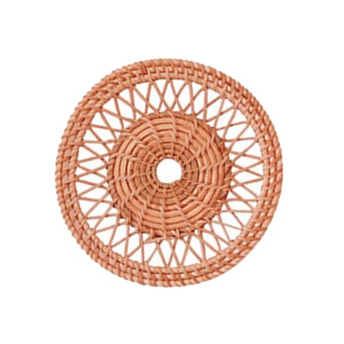 Panier mural rond rotin pour décorer une chambre à coucher cocooning - 4
