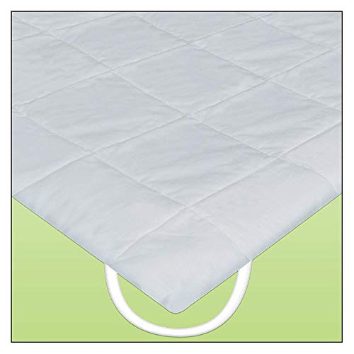 INNOMAX The Linen Resource Quilted Comfort Waterbed Anchor Band Custom Fit Mattress Pad Protective Cover Queen