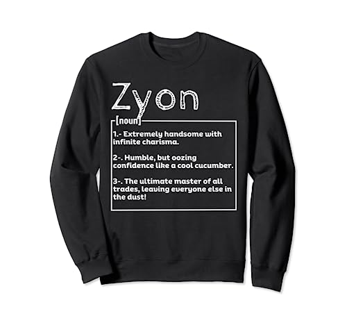 Nombre Zyon Significado Definición Niño Personalizado Sarcasmo Sudadera
