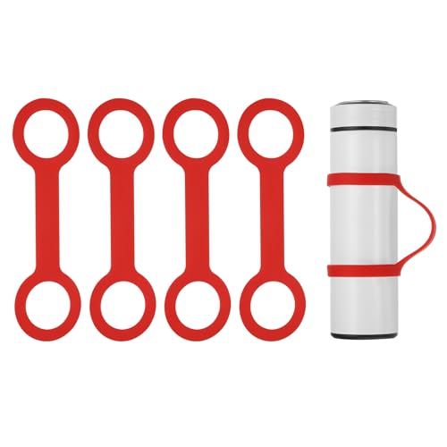 Poignée de transport pour bouteille d'eau portable silicone antidérapant gourde extérieur