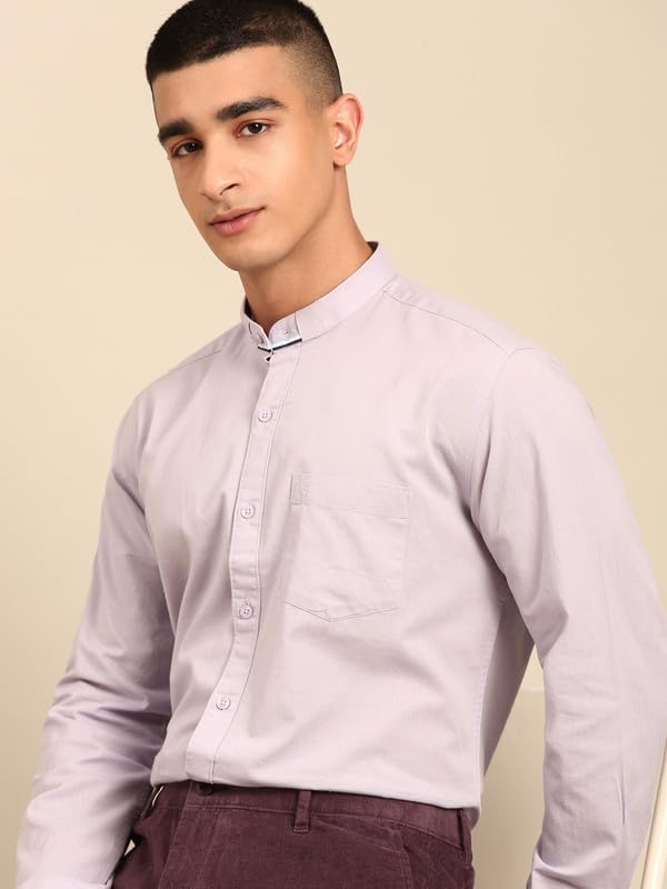 Image of Cavallo by Linen Club Men's Blended Linen Checked Contemporary Fit Full Sleeve Casual Shirt