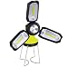 Produktbild 4 in 1 Multifunctiol Hand-LED Arbeitsscheinwerfer 90deg;Rotation 2000mAh Batterie Camping Laterne tragbares Zelt Licht Taschenlampe for Telefonaufladestation, Notfall, Angeln aycpg