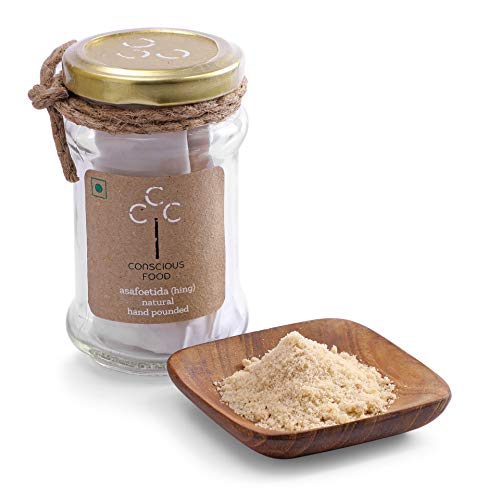 Image of Conscious Food Asafoetida, 10 gm | 100% Pure Hing | Non Compounded | Extra Strong & Hand Pounded (Pack of 3)