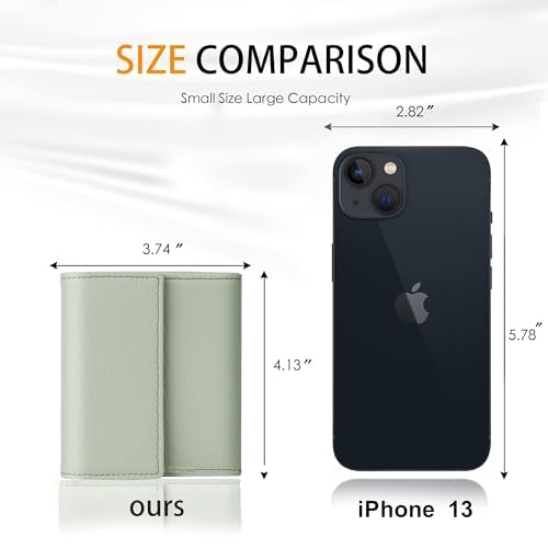 RFID Blocking Small Mini Compact Wallet Coin Pouch Holder Trifold Credit Card Holder Pocket Purse for Women2