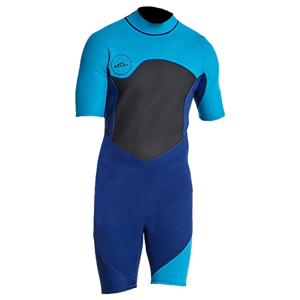 Muta Subacquea Uomo Neoprene 2mm Costume Monopezzo Maniche Corte Tuta Da Nuoto Traspirante E Leggera Adatta per Nuoto Immersioni Surf Snorkeling