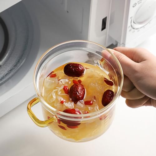 Cocotte en verre avec couvercle pot à ragoût de cuisine 150ml pour cuisson de lait