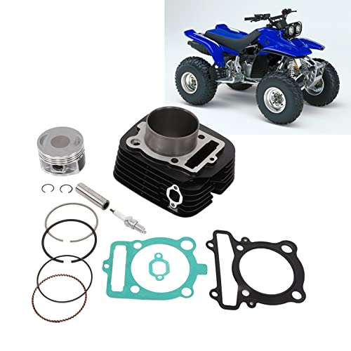 Aramox Kit de cilindro ATV, kit de extremidade superior de pistão de cilindro ATV de metal preto sub
