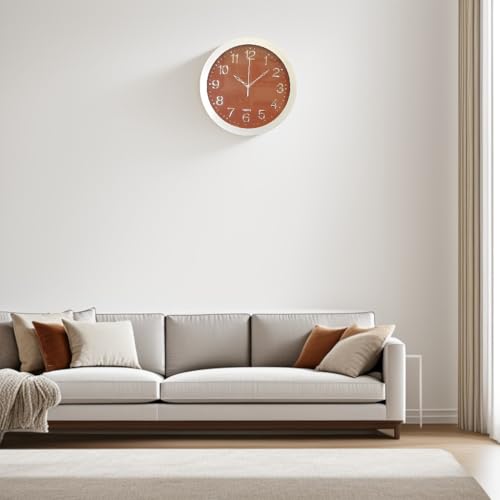Horloge murale ronde classique Ice Armor : idée cadeau unique - 3