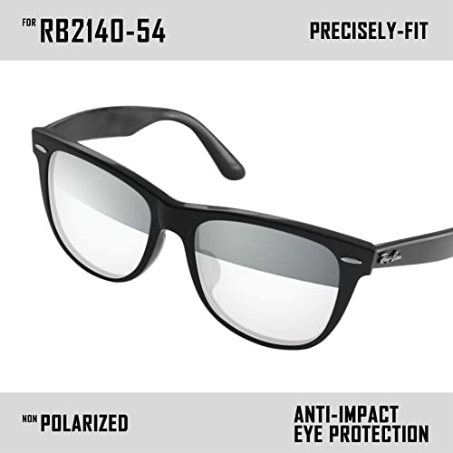 Image of TRUSHELLPolarized Replacement Lenses for Ray-Ban Wayfarer RB2140 54mm Sunglass Eclipse Photochromic - Non Polarized