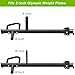 SELEWARE Adjustable Lever Arms Jammer Arms for 2'' x 2'' Power Racks with 5/8